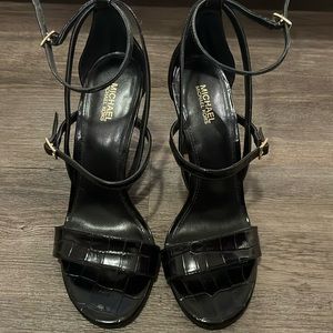 Michael Kors women’s black strappy stiletto